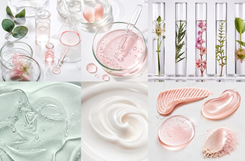 création cosmétique texture création produits